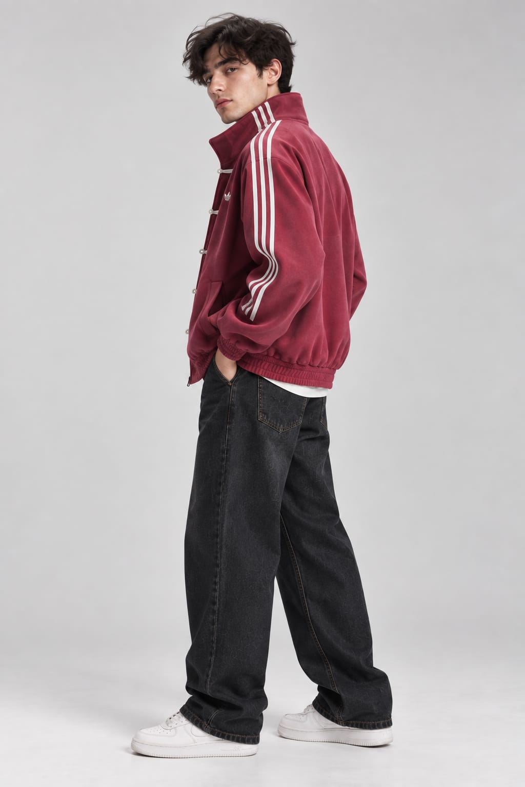 Maroon CNY - Inspired Unisex Jacket - Luxury Streetwear | Kezual