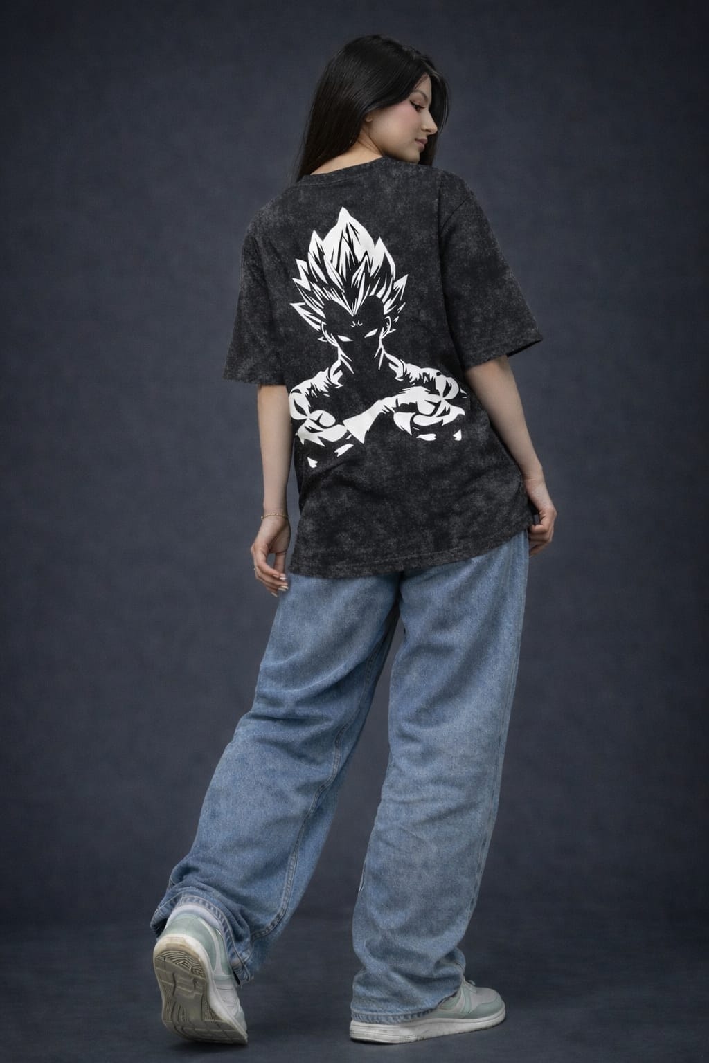 Goku Rage Acid Washed Tee