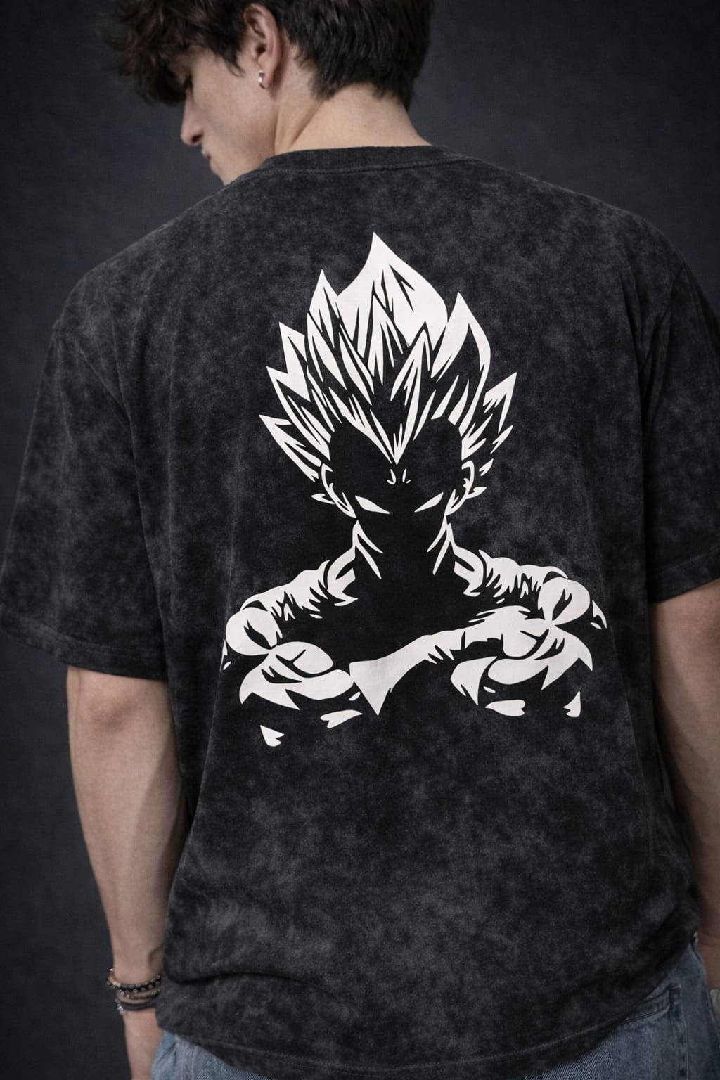 Goku Rage Acid Washed Tee