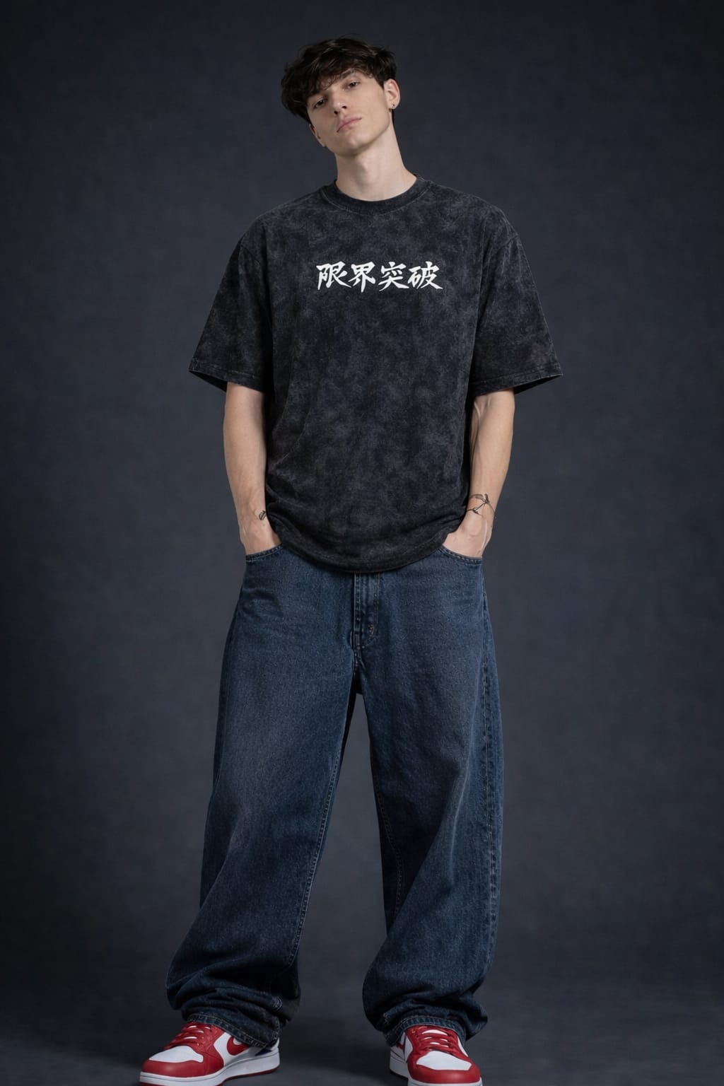 Goku Rage Acid Washed Tee