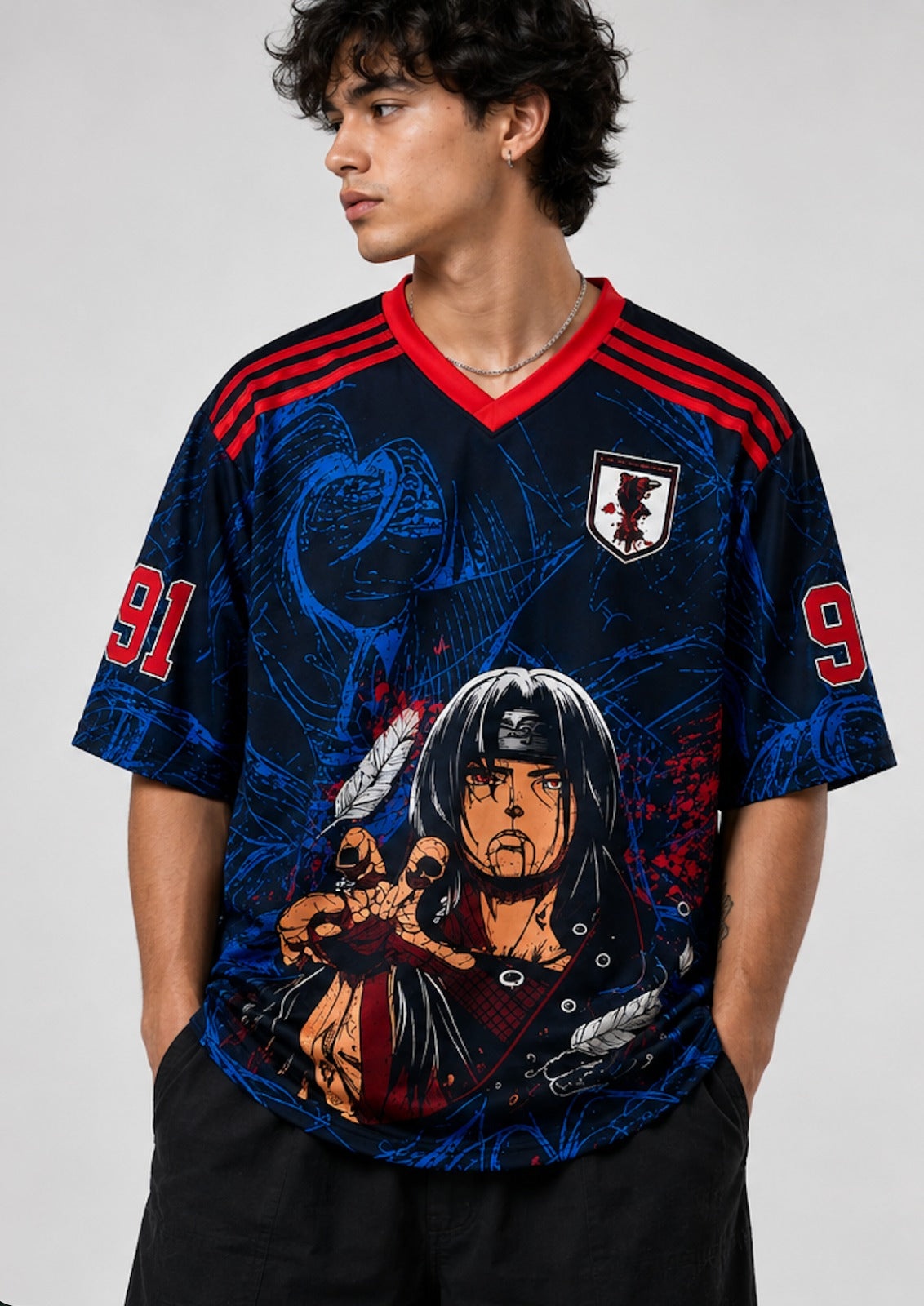 Itachi Uchiha Shadow Premium Oversized Anime Jersey