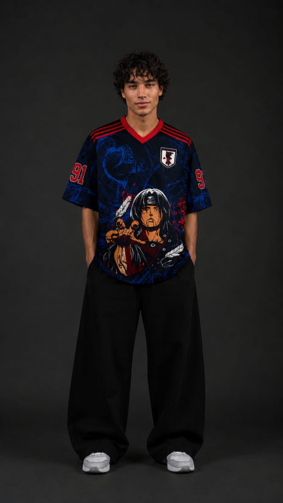 Itachi Uchiha Shadow Premium Oversized Anime Jersey