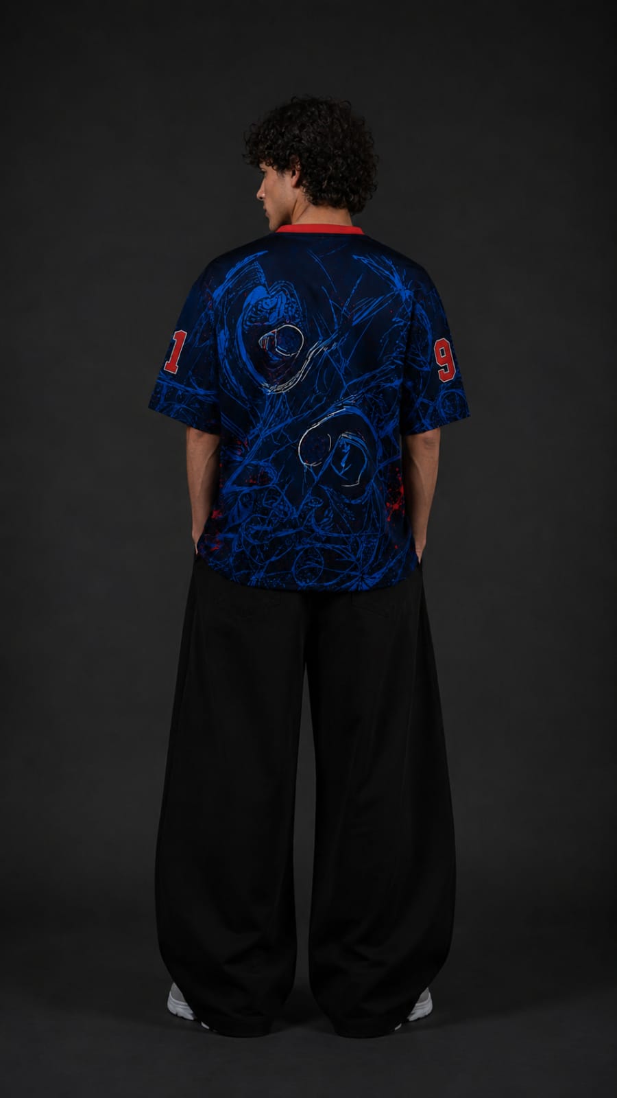 Itachi Uchiha Shadow Premium Oversized Anime Jersey