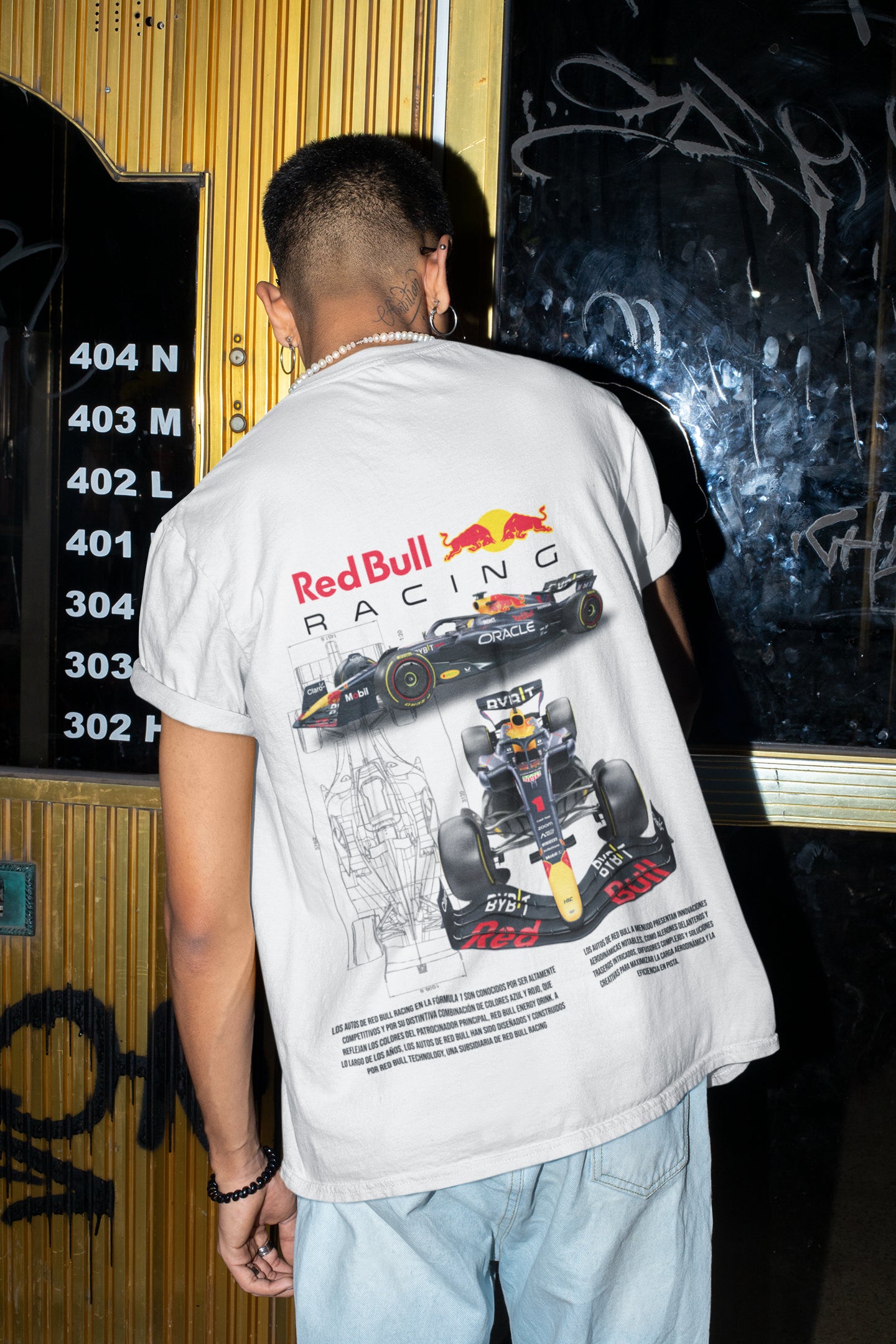 Redbull F1 White T Shirt