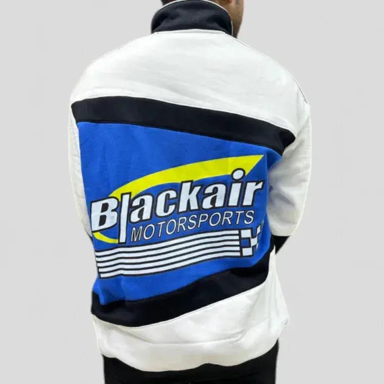 Black Air Racer Blue Jacket - Kezual