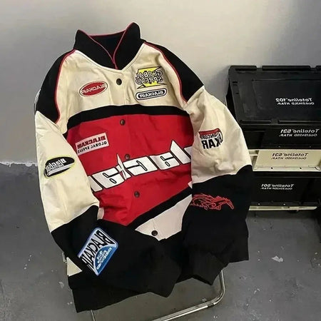 Black Air Racer Jacket - Kezual