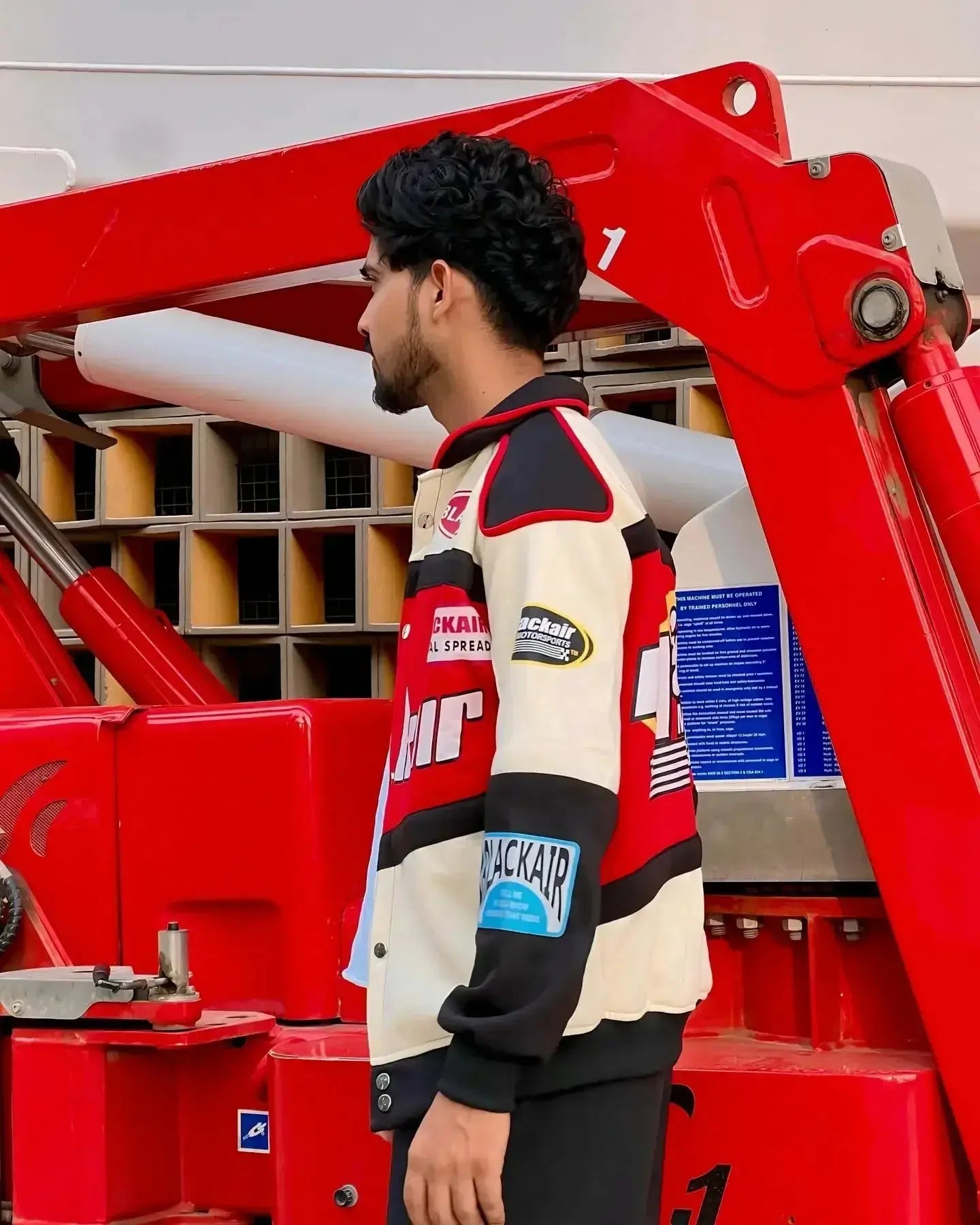 Black Air Racer Jacket - Kezual