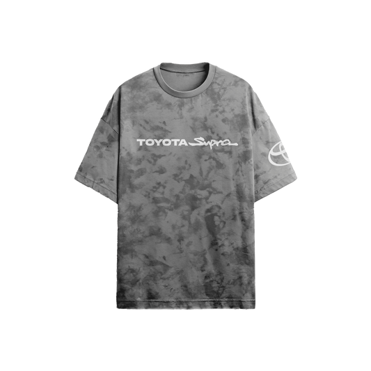 Supra Grey Acid-Wash T-Shirt