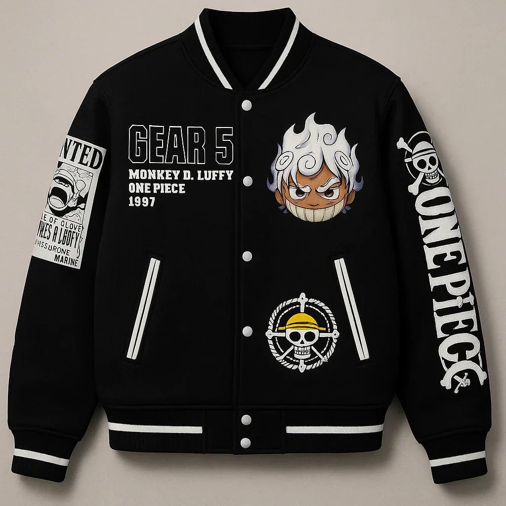 Gear 5 Varsity Jacket – Luffy Edition - Kezual