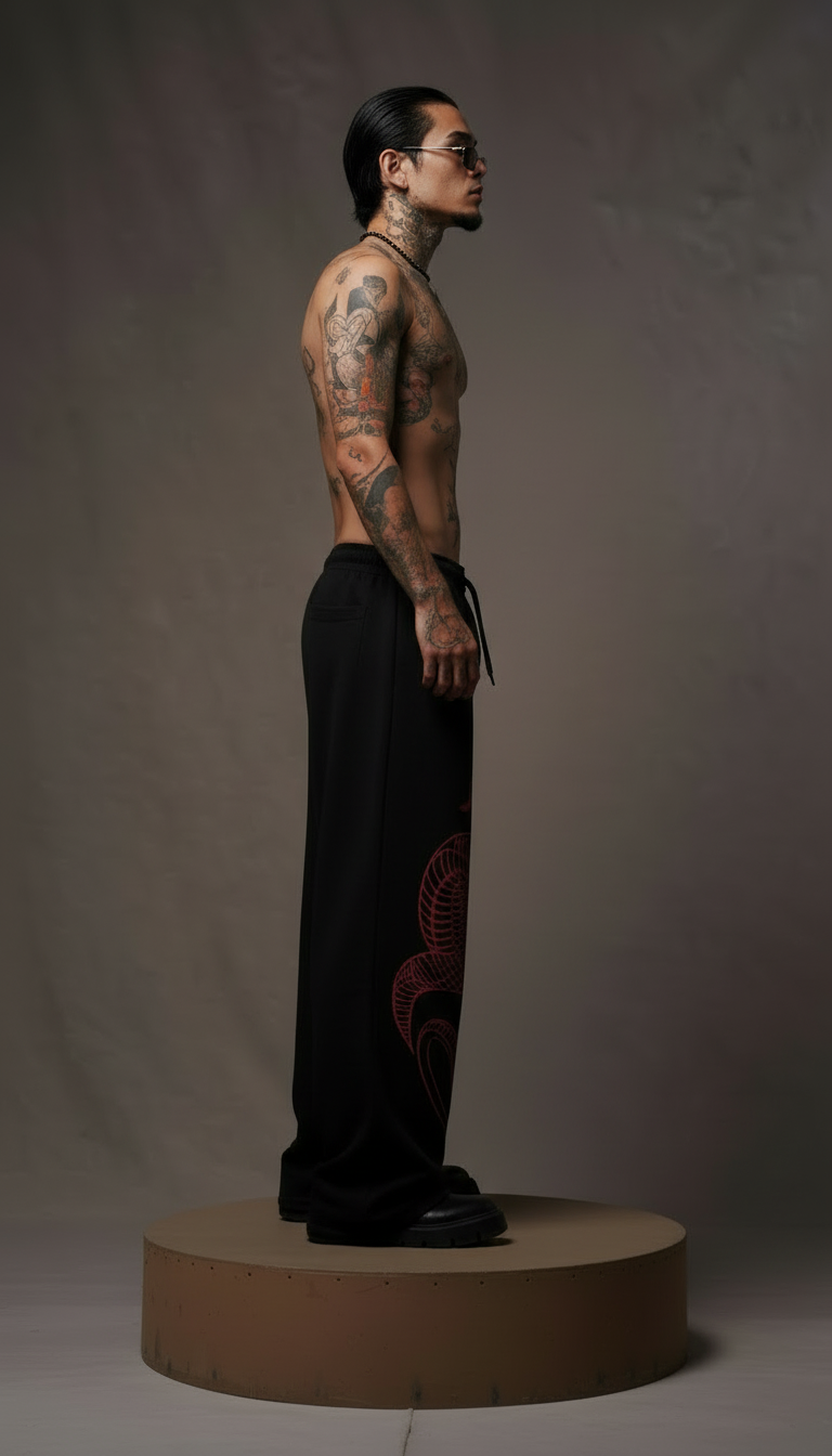 THE PYTHON UNISEX BAGGY PANTS | KEZUAL