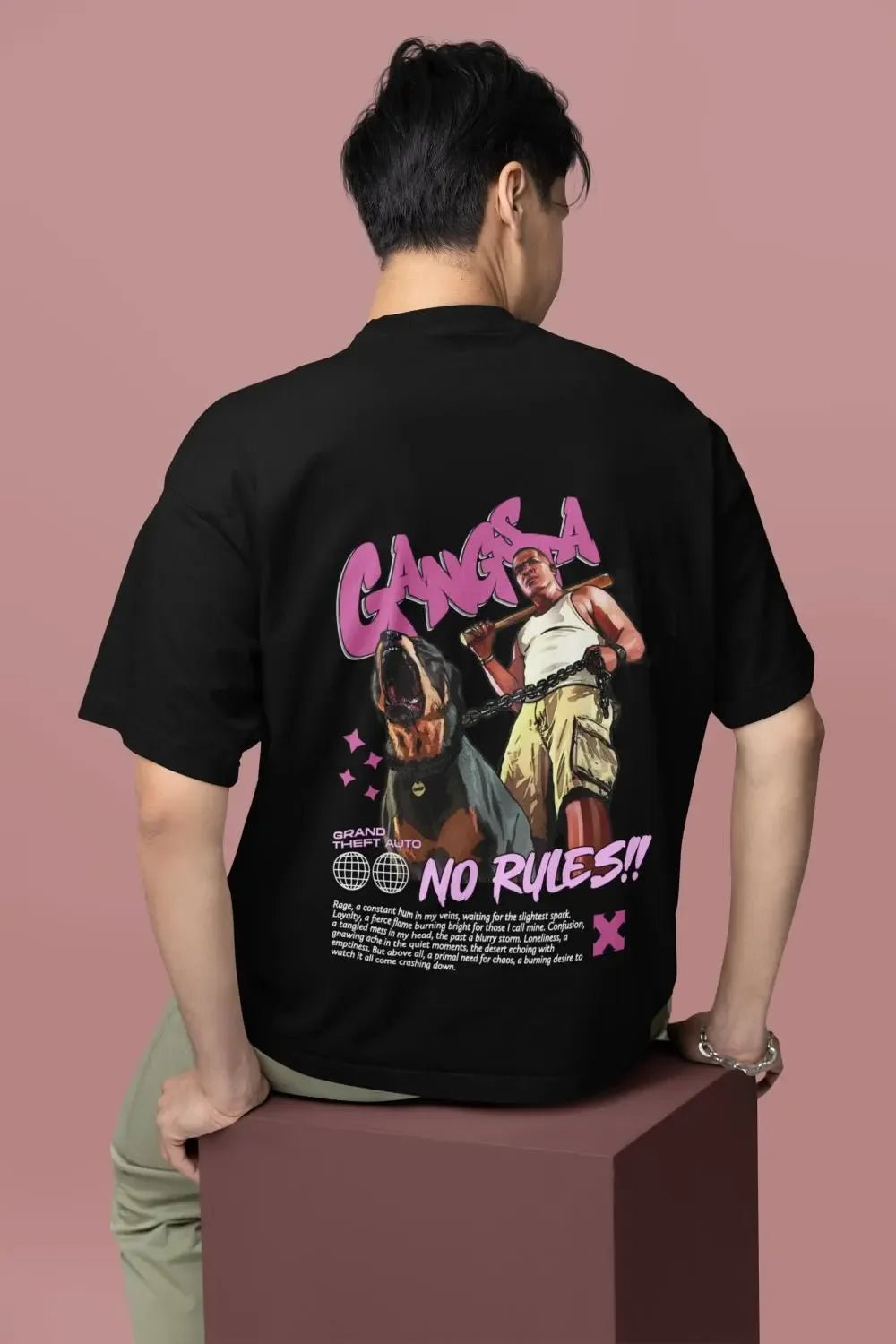GTA Gangsta No Rules T Shirt - Kezual