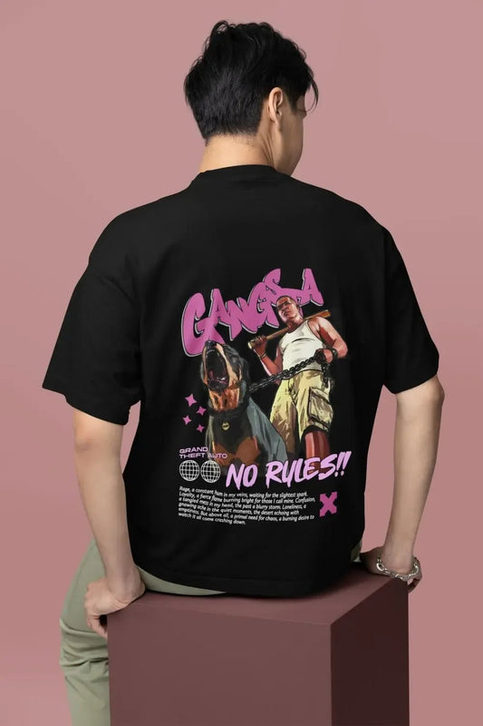 GTA Gangsta No Rules T Shirt - Kezual
