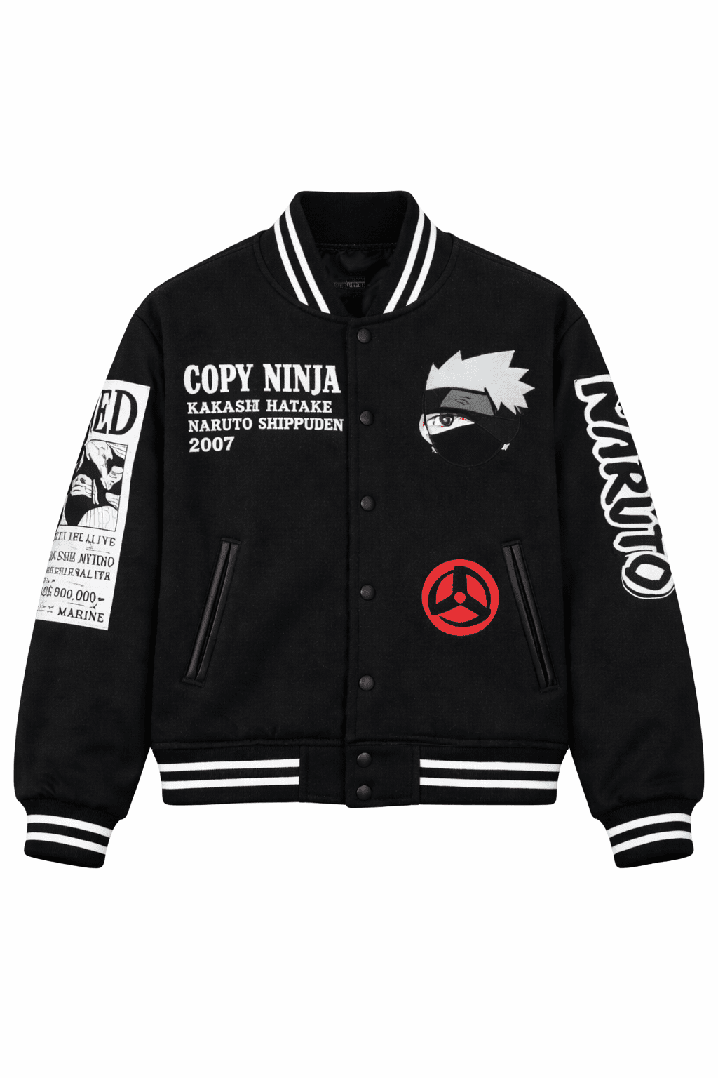 Hatake Kakashi Varsity Jacket – Ninja Edition - Kezual