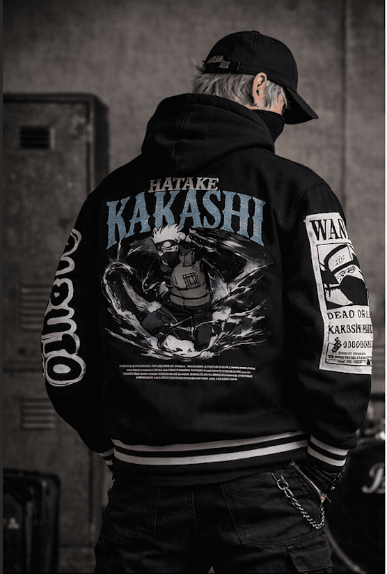 Hatake Kakashi Varsity Jacket – Ninja Edition - Kezual