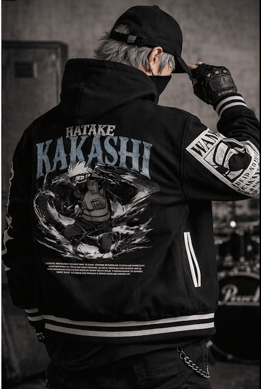 Hatake Kakashi Varsity Jacket – Ninja Edition - Kezual