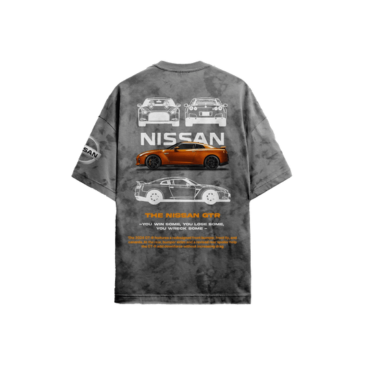 Nissan Grey Acid - Wash T-Shirt - Kezual