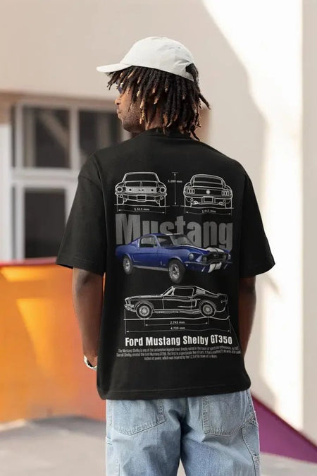 Oversize Mustang T-Shirt - Kezual