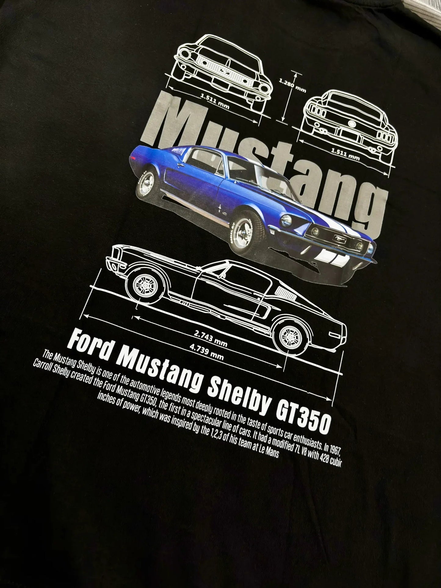 Oversize Mustang T-Shirt - Kezual