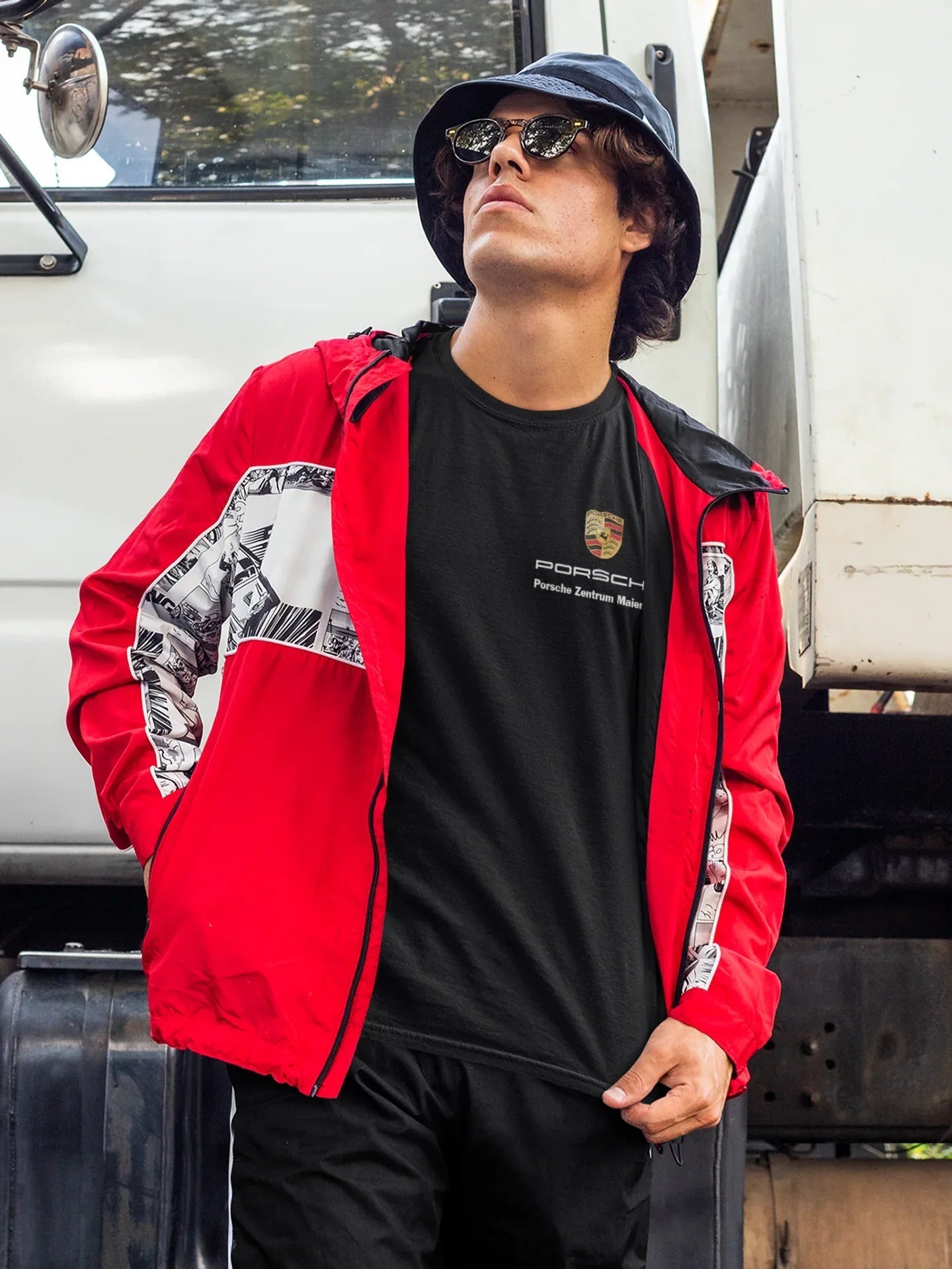 Porsche Black T-Shirt - Kezual