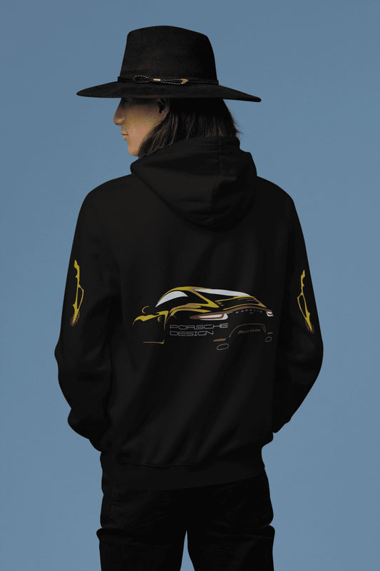 Porsche Design Black Hoodie - Kezual