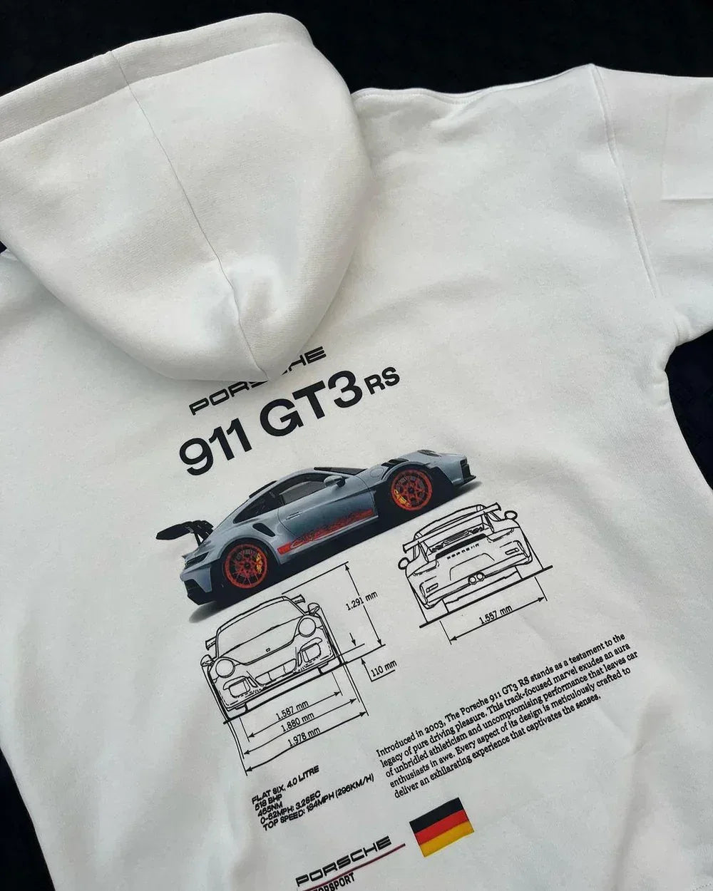 Porsche Off - White Hoodie - Kezual