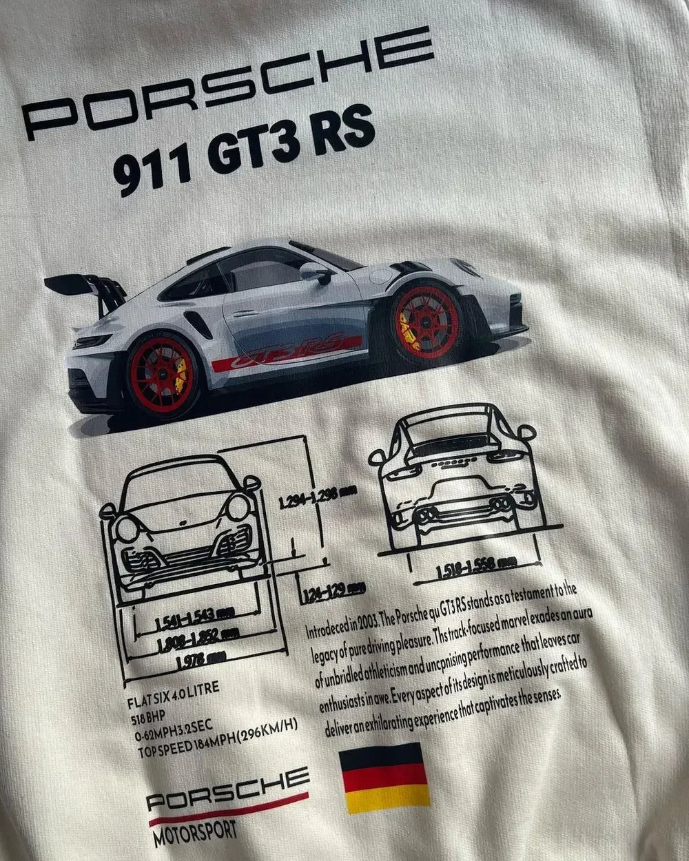 Porsche Off - White Hoodie - Kezual