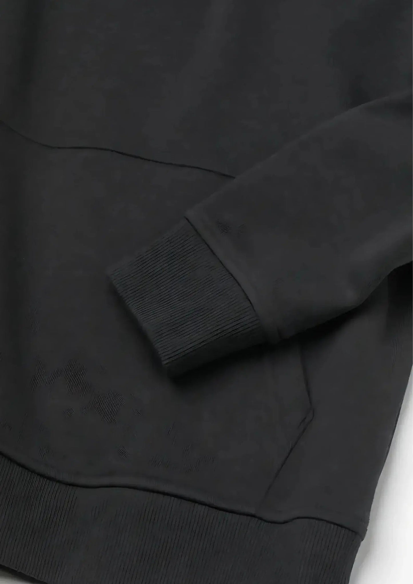 Premium Solid Black Hoodie - Kezual