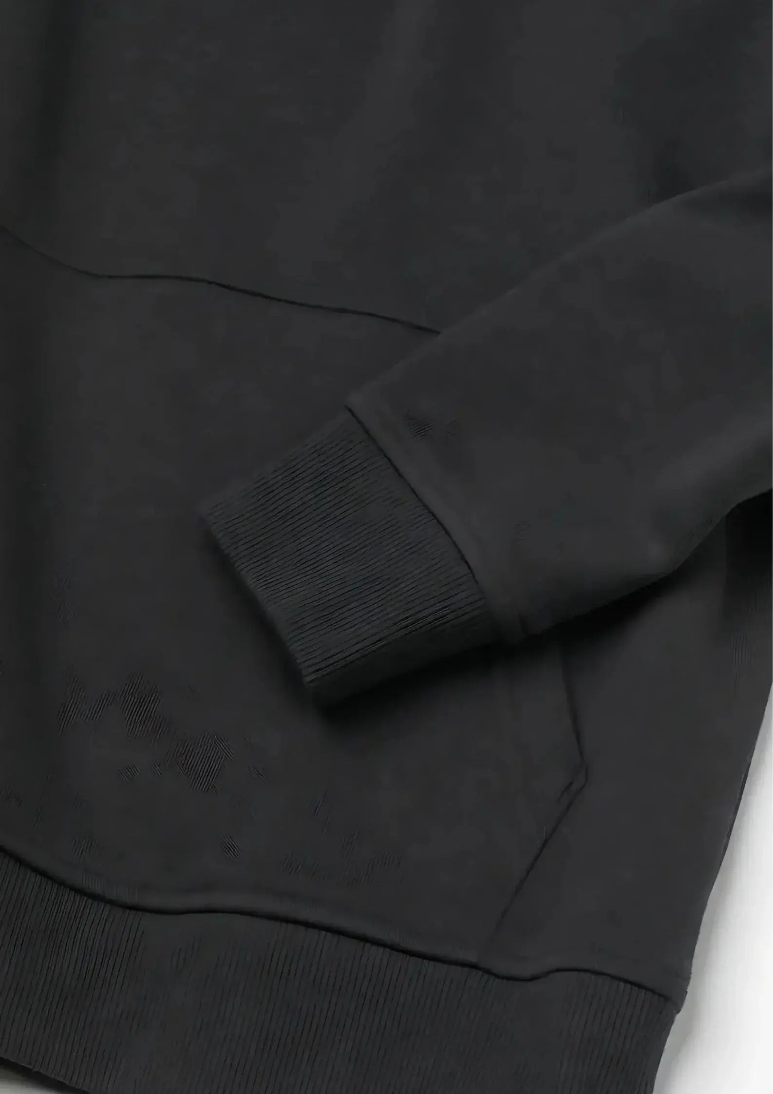 Premium Solid Black Hoodie - Kezual