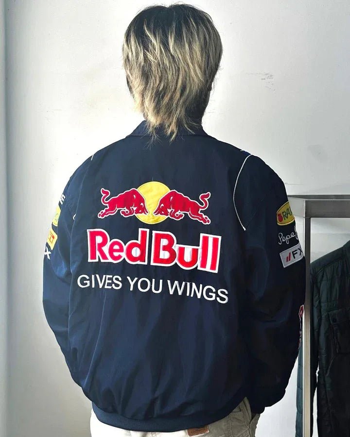 Red Bull Racing Embroidered Premium Jacket - Kezual