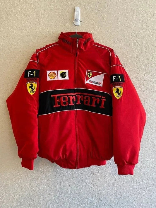 Red Ferrari F1 Unisex Jacket - Kezual