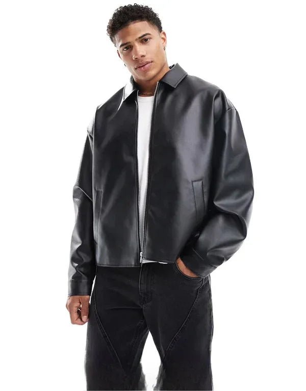 Shadowform Luxe Leather Jacket - Kezual
