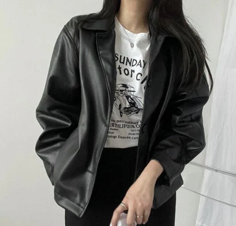 Shadowform Luxe Leather Jacket - Kezual