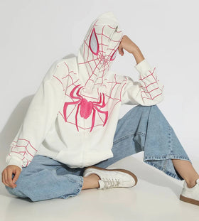 Spider-Man Full Zip Hoodie | Casual Marvel Apparel | Kezual
