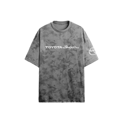 Supra Grey Acid-Wash T-Shirt