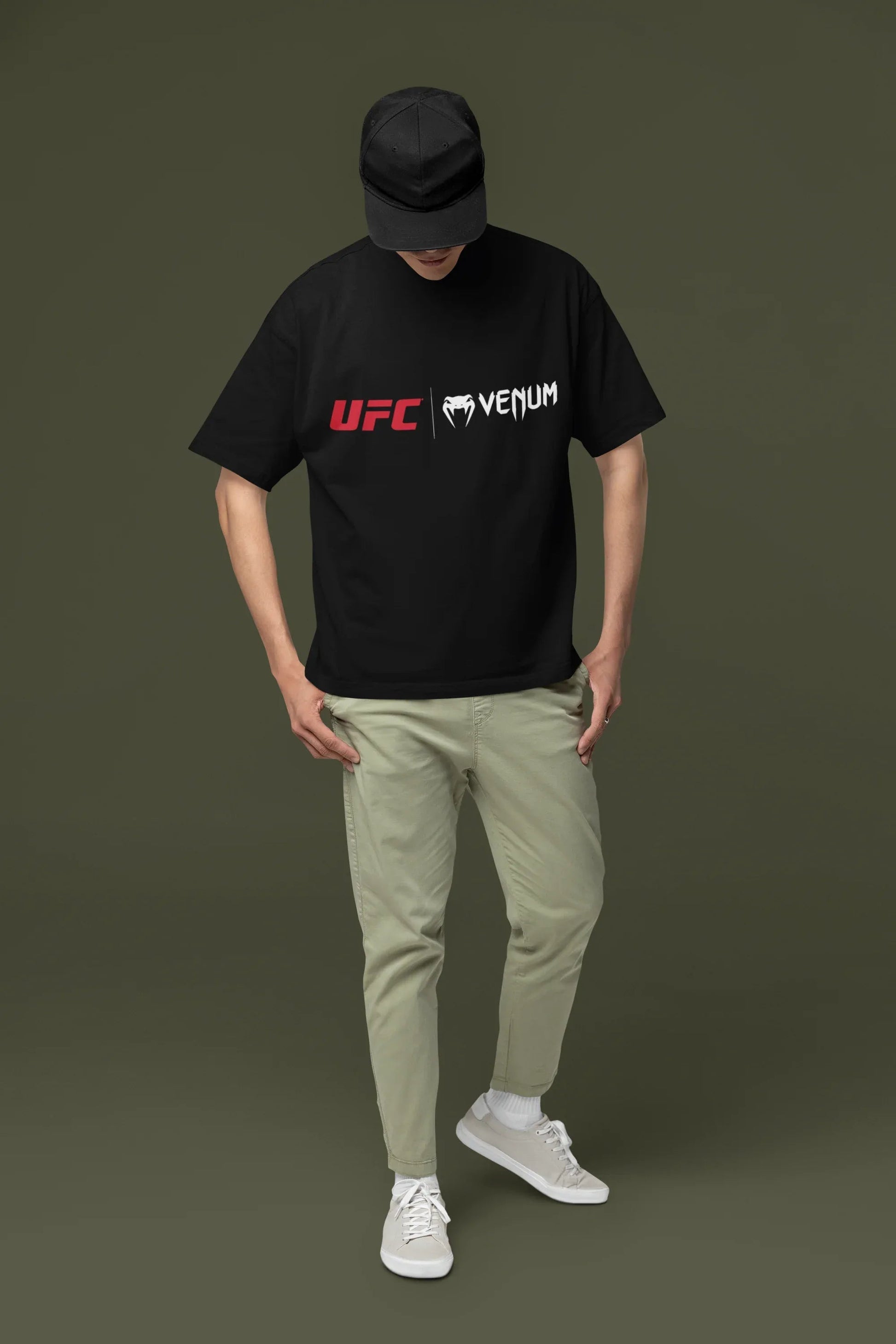 UFC Venum Oversized Black T-shirt - Kezual